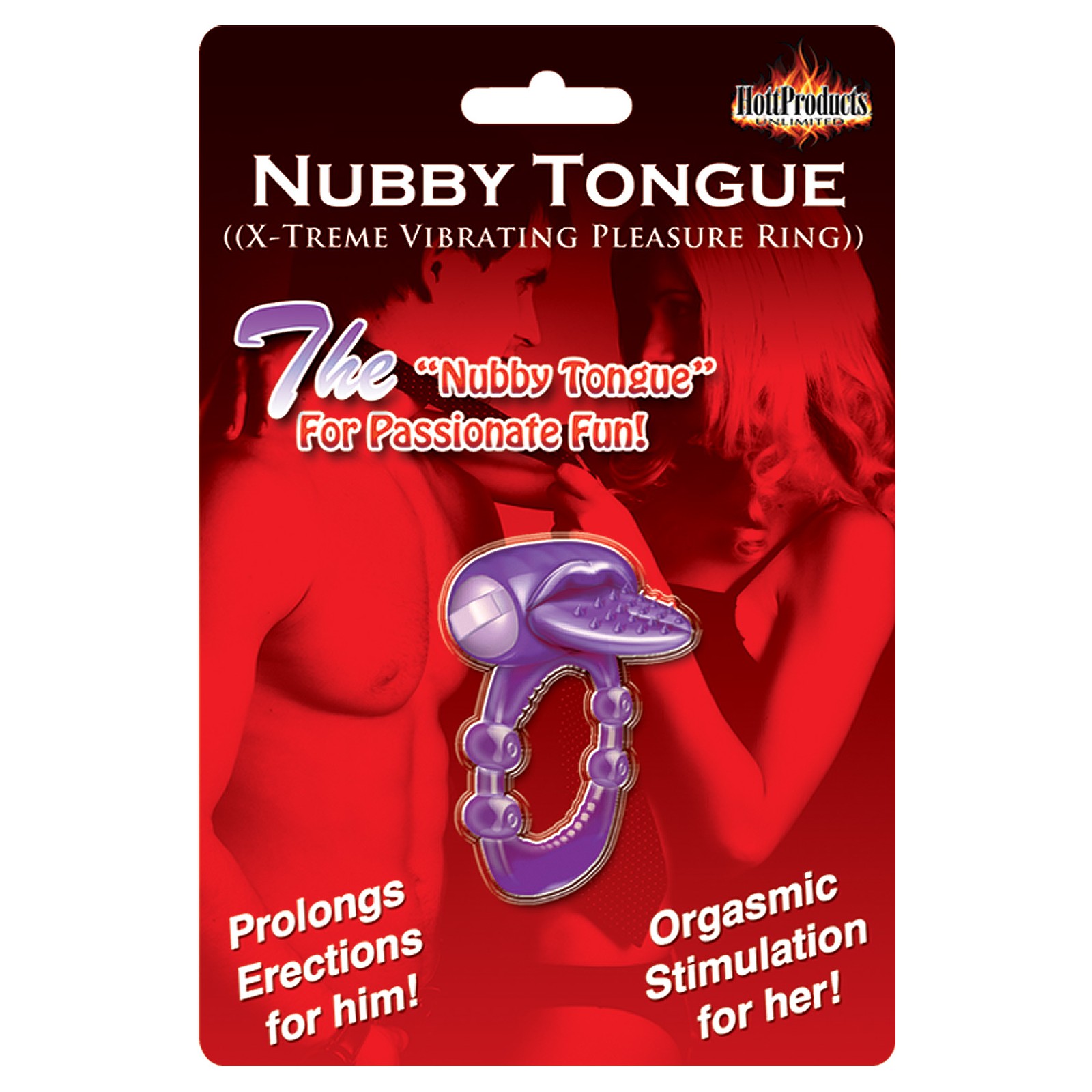 Anillo Vibrador Nubby Tongue X-treme - Potenciador de Placer Anillo Vibrador Nubby Tongue X-treme - Potenciador de Placer