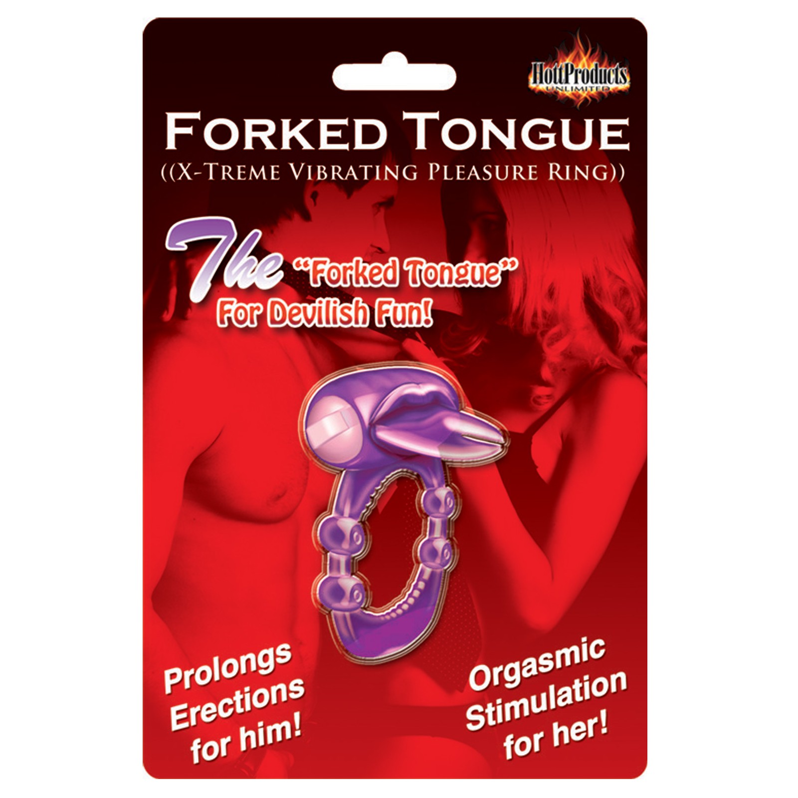 Anillo de Placer Vibrante Forked Tongue X-treme Anillo de Placer Vibrante Forked Tongue X-treme