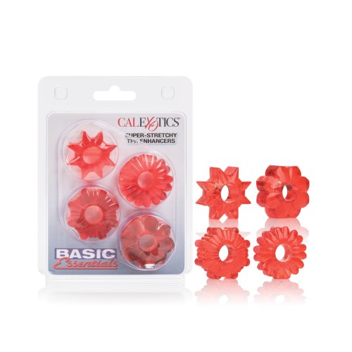 Anillos Básicos Esenciales Rojos para una Experiencia Mejora
