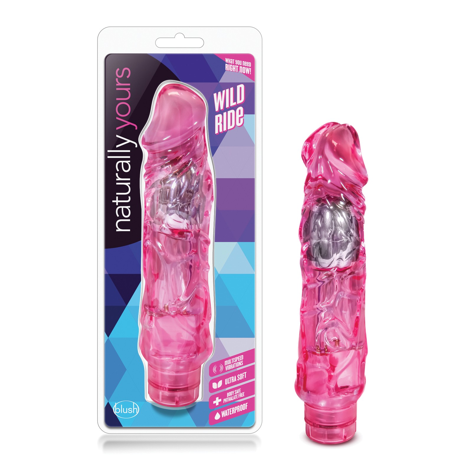 Vibrador Wild Ride Blush Naturally Yours Vibrador Wild Ride Blush Naturally Yours
