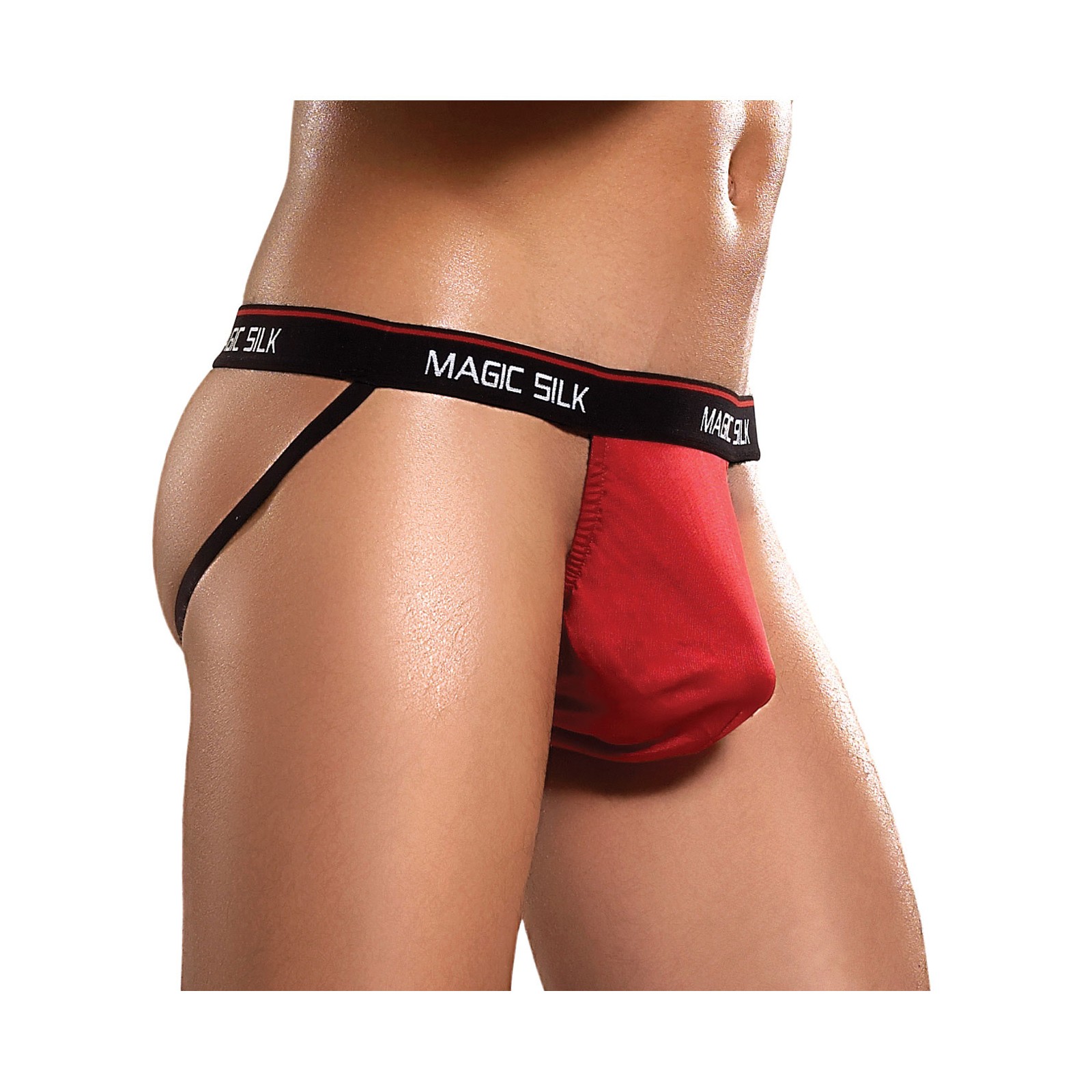 Jock Strap de Seda 100% - Lujo Rojo Jock Strap de Seda 100% - Lujo Rojo