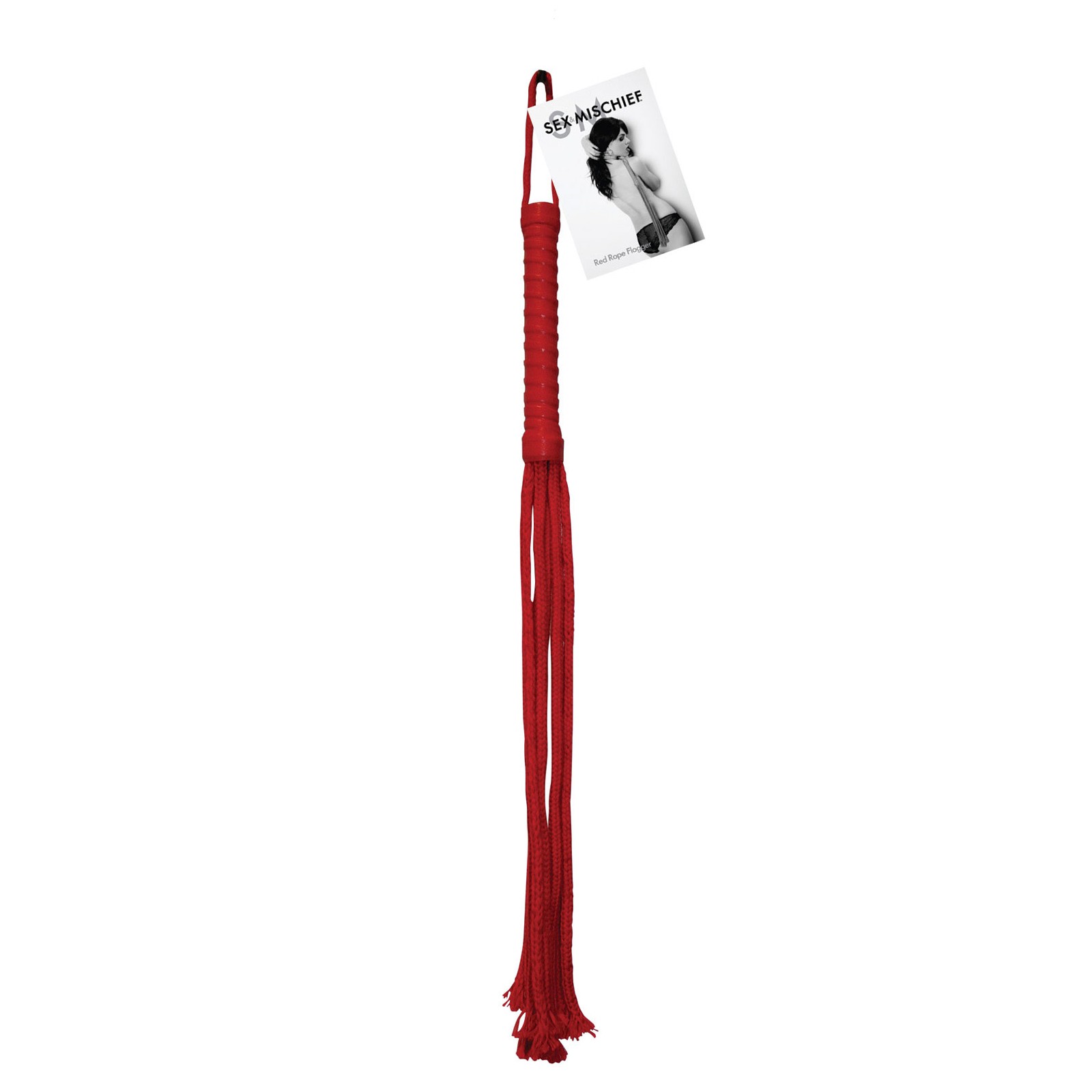 Flogger de Cuerda Sex & Mischief Rojo Flogger de Cuerda Sex & Mischief Rojo