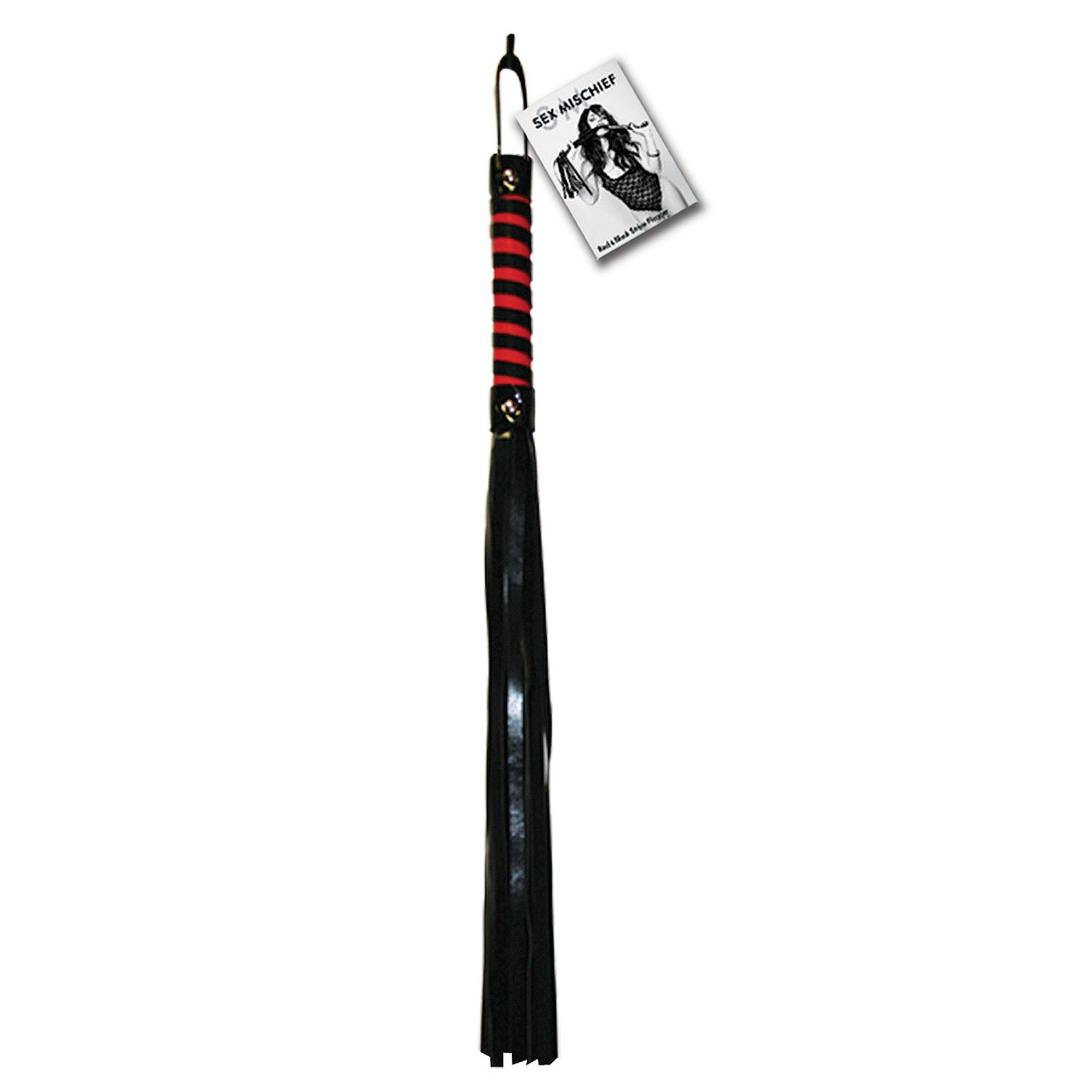 Flogger a Rayas Sex & Mischief para Impacto Juguetón Flogger a Rayas Sex & Mischief para Impacto Juguetón