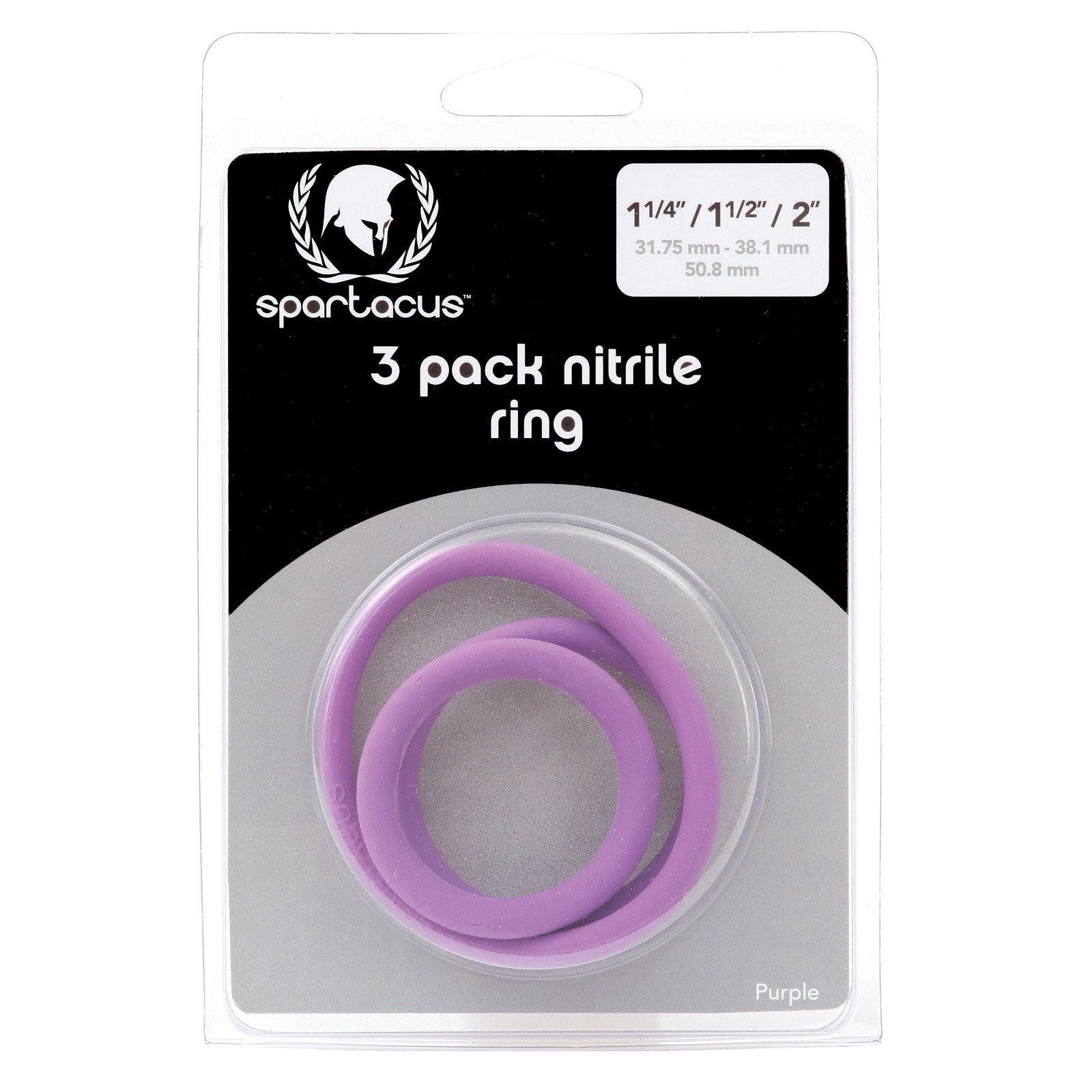 Nitrile Cock Ring Set - Purple Nitrile Cock Ring Set - Purple