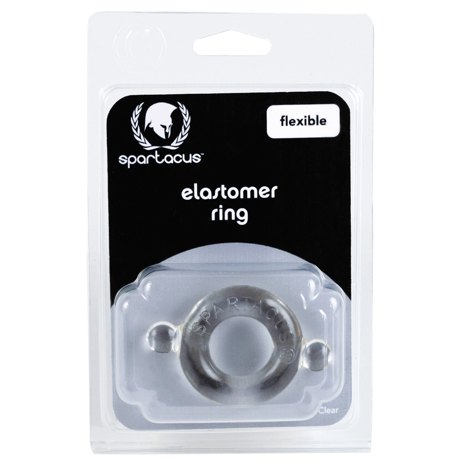 Anillo para el Pene Spartacus de Elastómero Transparente para Placer Duradero Anillo para el Pene Spartacus de Elastómero Transparente para Placer Duradero