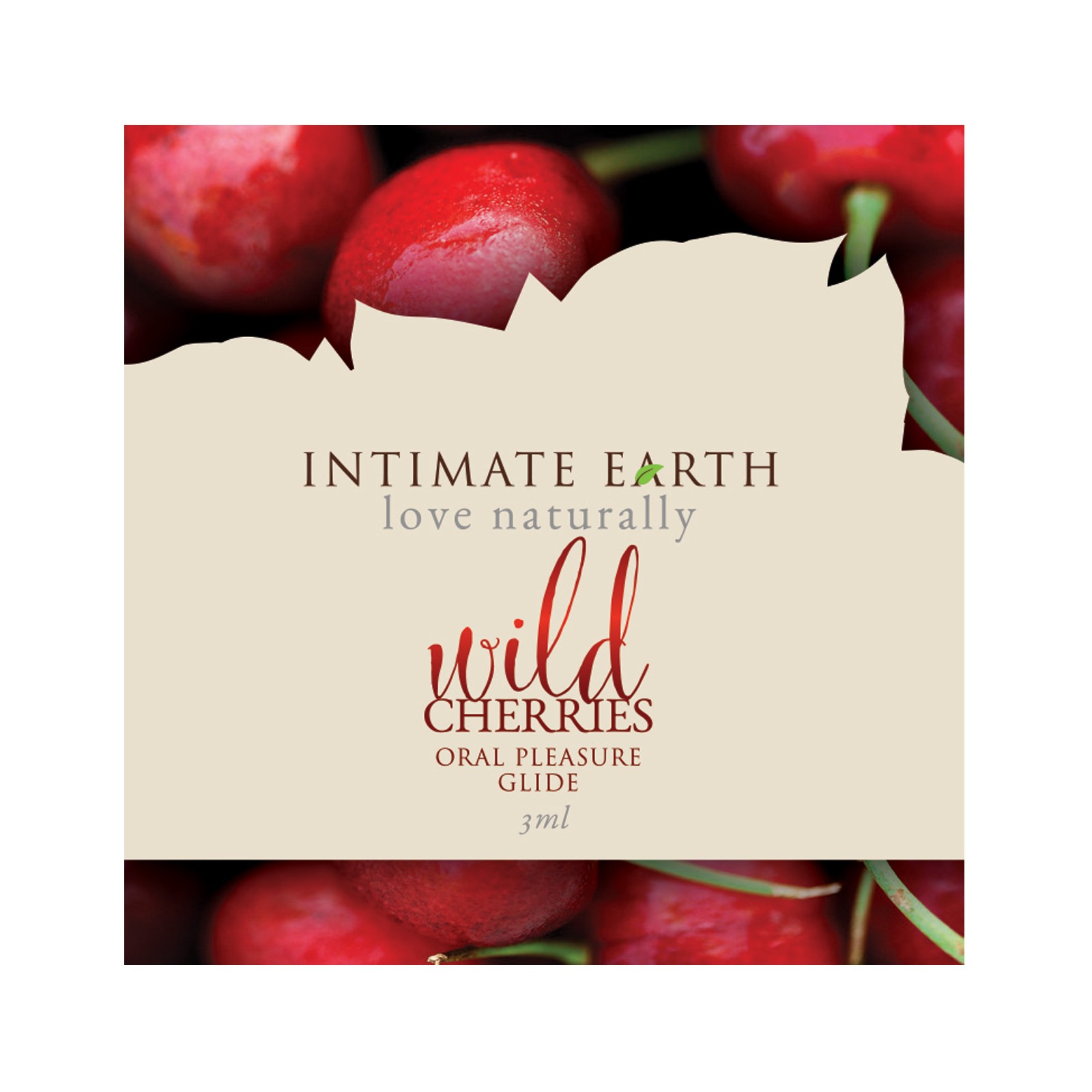Intimate Earth Lubricant Foil - Wild Cherries Intimate Earth Lubricant Foil - Wild Cherries