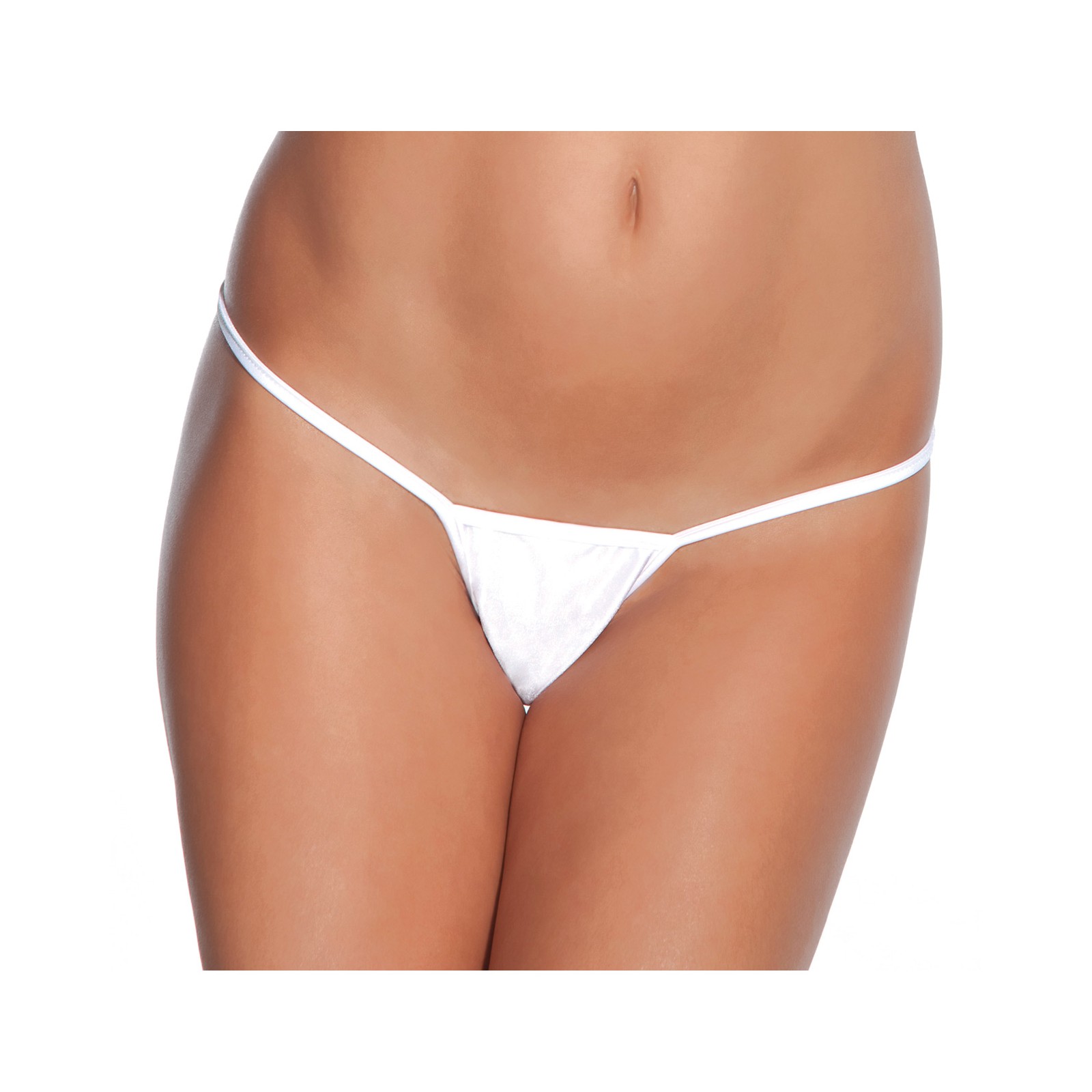Low Rise Lycra G-String White XL Low Rise Lycra G-String White XL
