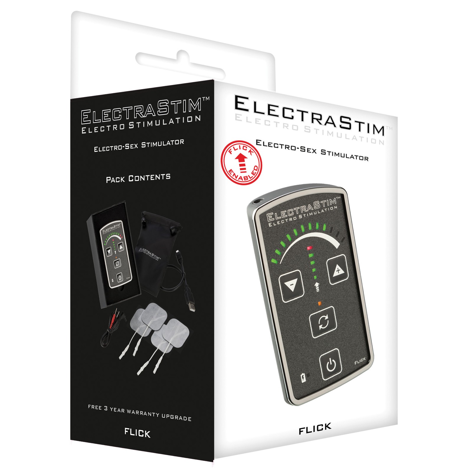 Paquete de Estimulador ElectraStim Flick - Sensación Definitiva Paquete de Estimulador ElectraStim Flick - Sensación Definitiva