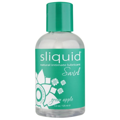 Lubricante Sliquid Naturals Swirl 4.2 oz Manzana Verde