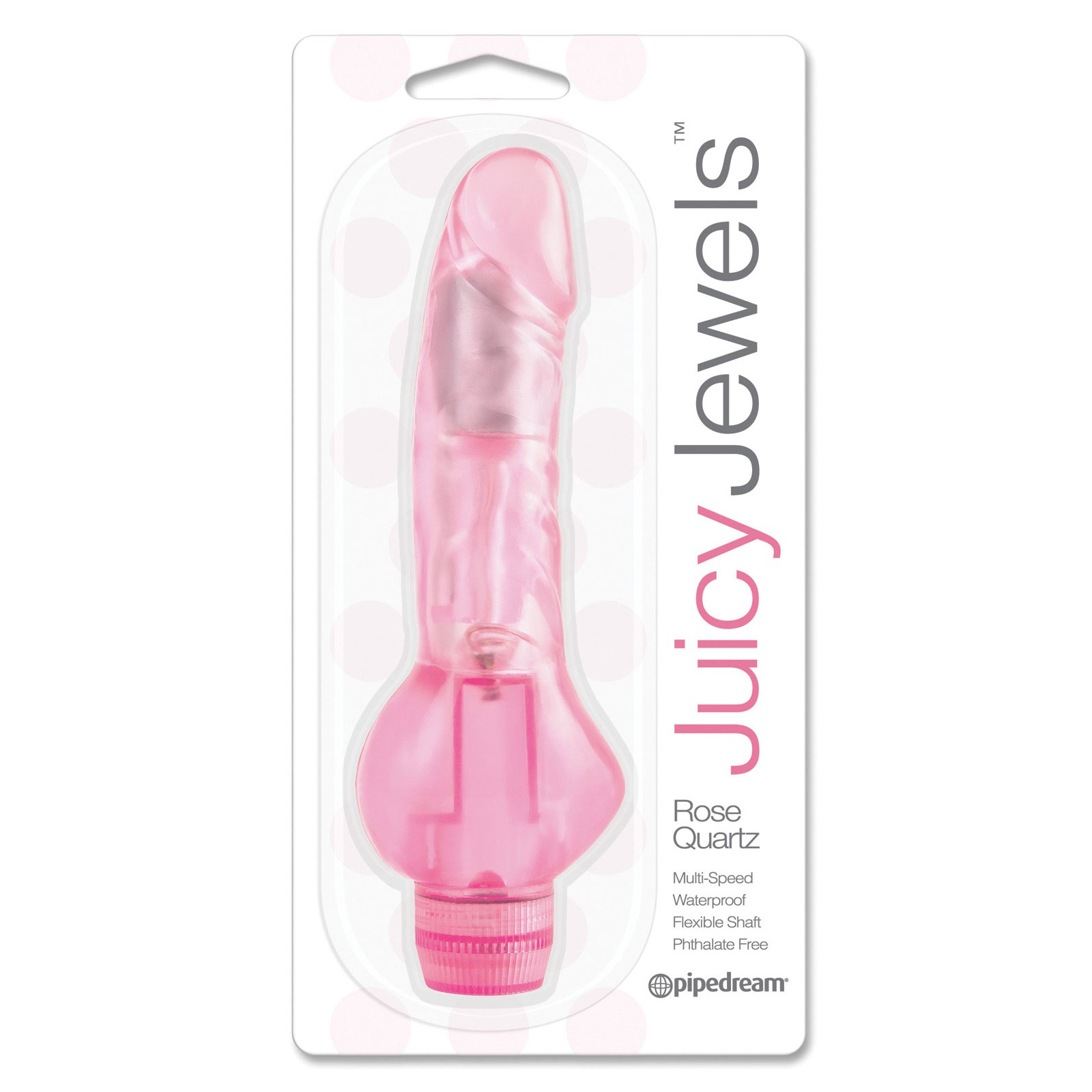 Vibrador de Cuarzo Rosa Juicy Jewels - Rosa Vibrador de Cuarzo Rosa Juicy Jewels - Rosa