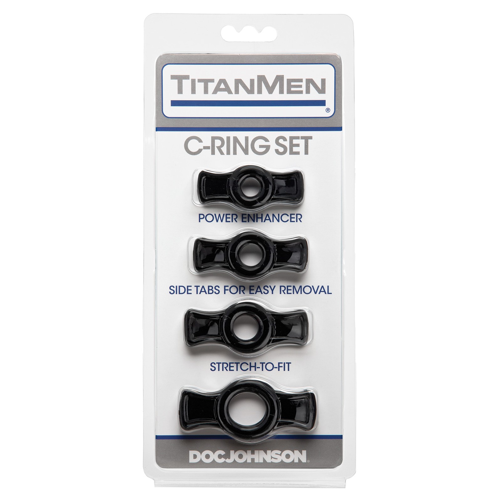 Conjunto de Anillos para el Pene Titanmen Tools - Negro - Mejora Tu Placer Conjunto de Anillos para el Pene Titanmen Tools - Negro - Mejora Tu Placer