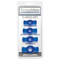 Titanmen Tools Cock Ring Set for Enhanced Pleasure