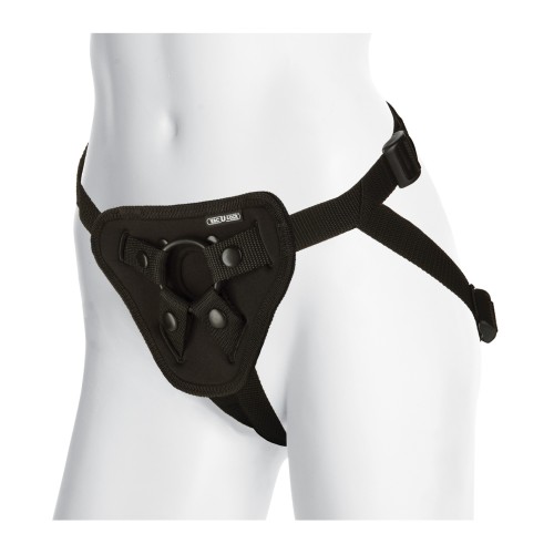 Arnés Luxe Vac-U-Lock Negro - Ajustable y Versátil
