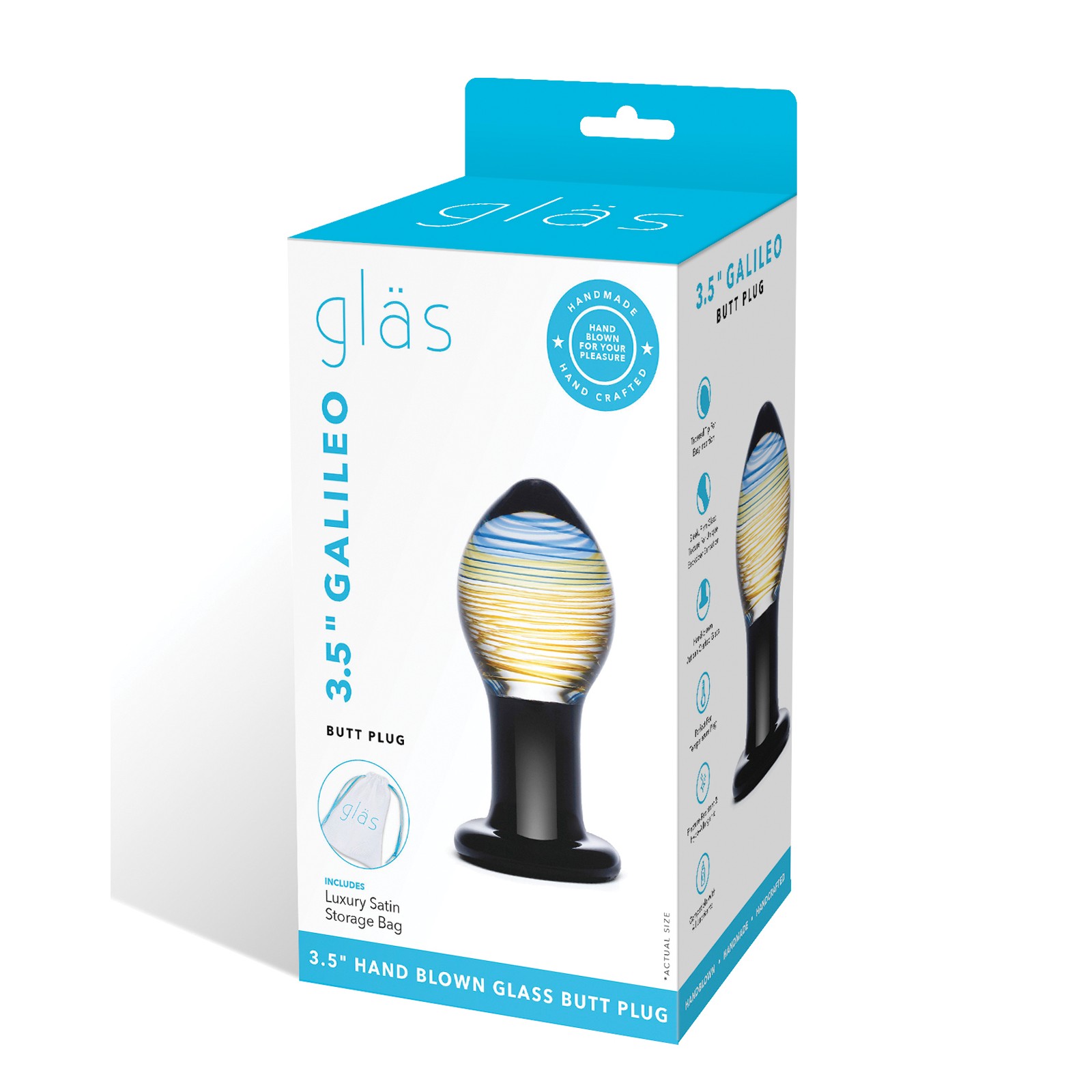 Plug Anal de Cristal Glas Galileo Plug Anal de Cristal Glas Galileo