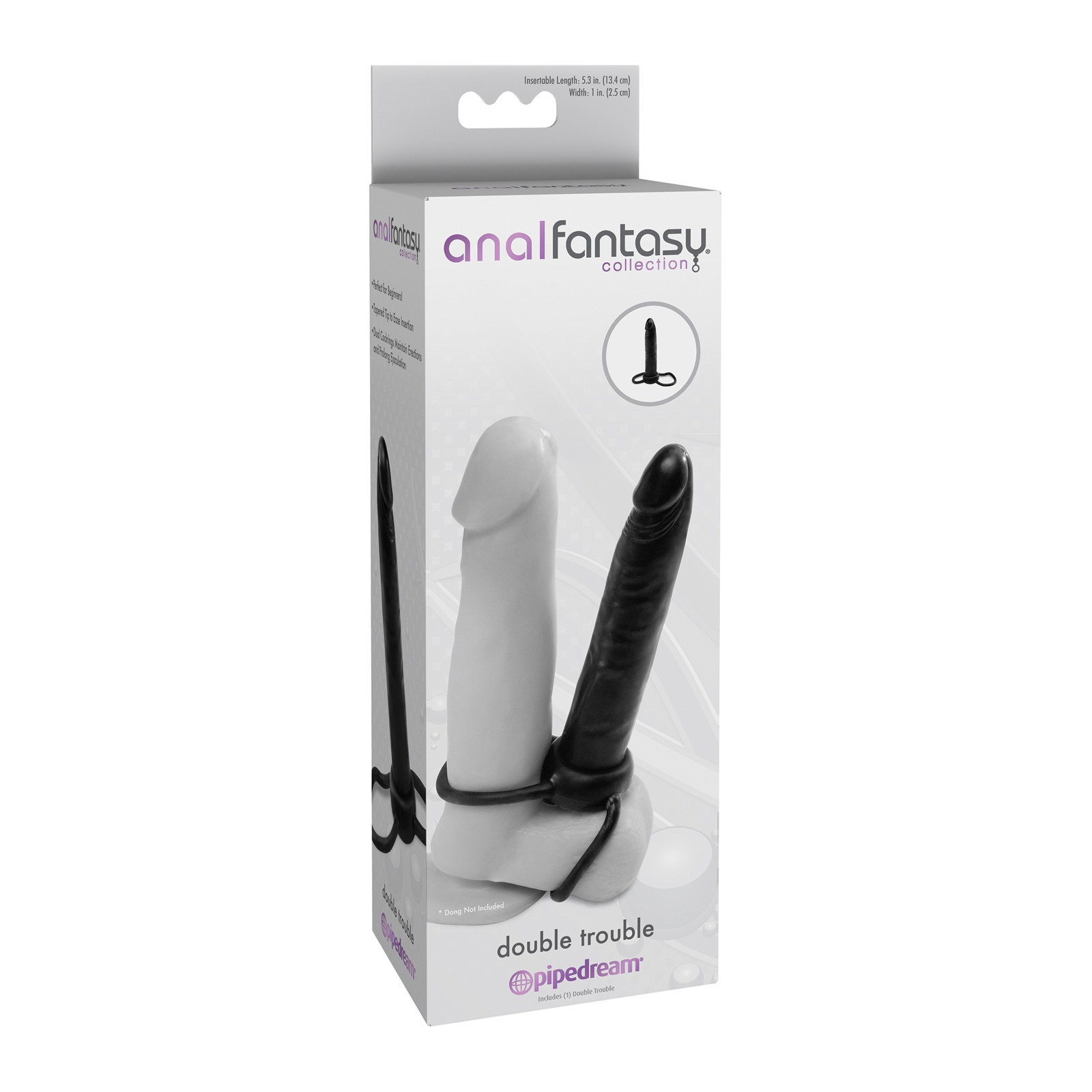 Colección Fantasía Anal Doble Problema Negro Colección Fantasía Anal Doble Problema Negro