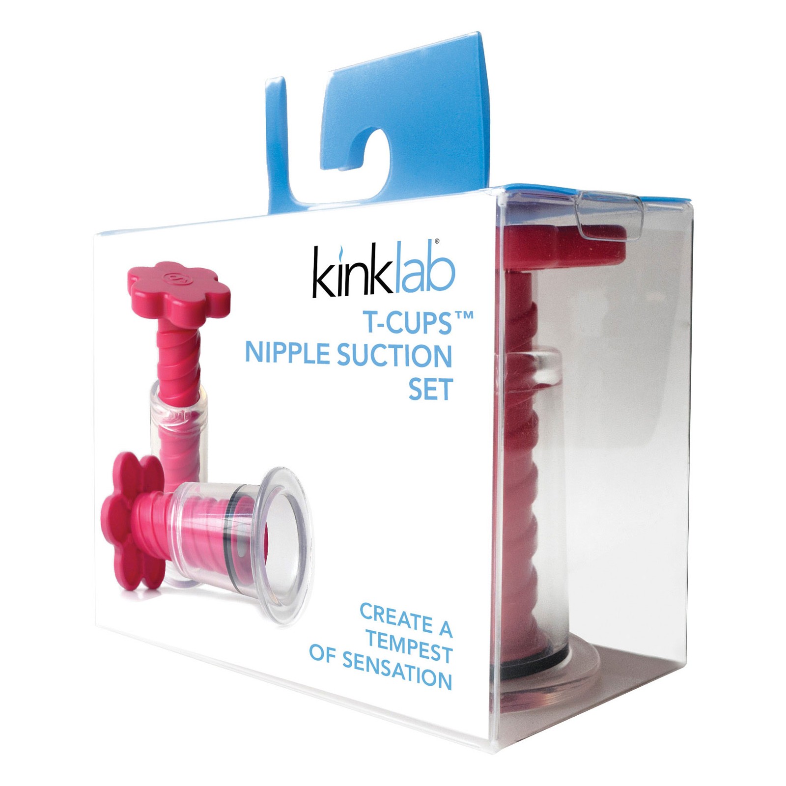 KinkLab T-Cup Nipple Suction Set for Intense Sensations KinkLab T-Cup Nipple Suction Set for Intense Sensations