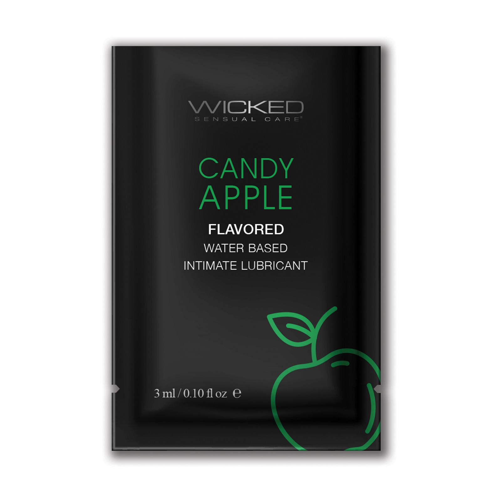 Lubricante Wicked Aqua Manzana Acaramelada 0.1 oz Lubricante Wicked Aqua Manzana Acaramelada 0.1 oz