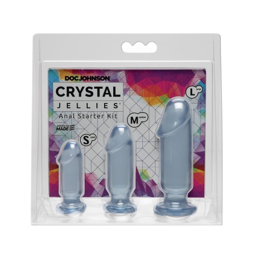 Kit de Inicio Anal Crystal Jellies Transparente