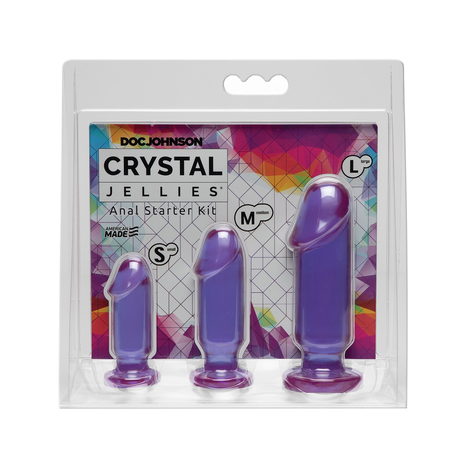 Crystal Jellies Anal Starter Kit - Purple Crystal Jellies Anal Starter Kit - Purple