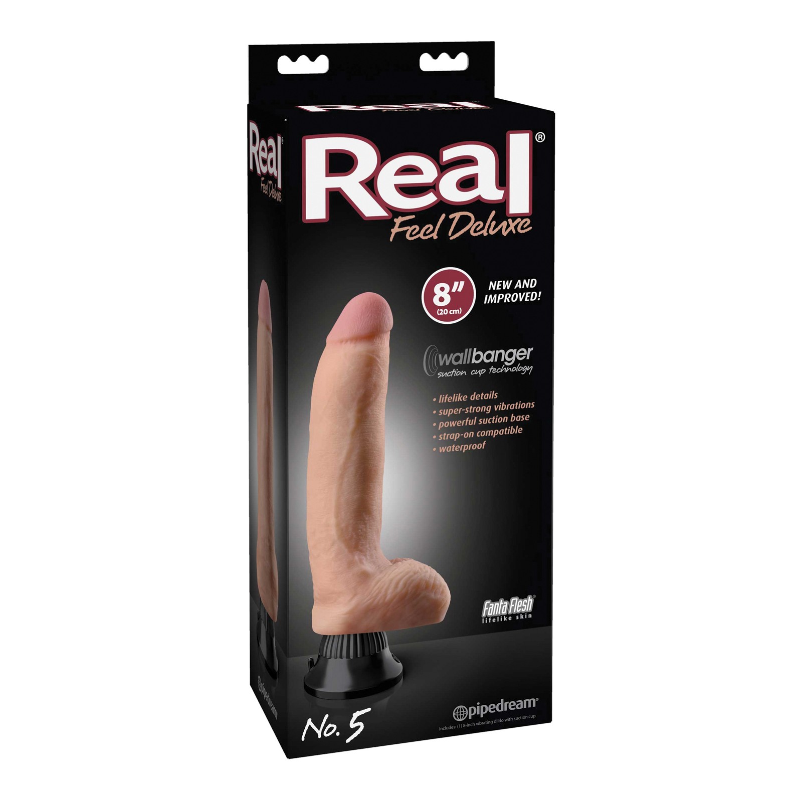 Real Feel Deluxe No. 5 Waterproof Vibe in Flesh Real Feel Deluxe No. 5 Waterproof Vibe in Flesh