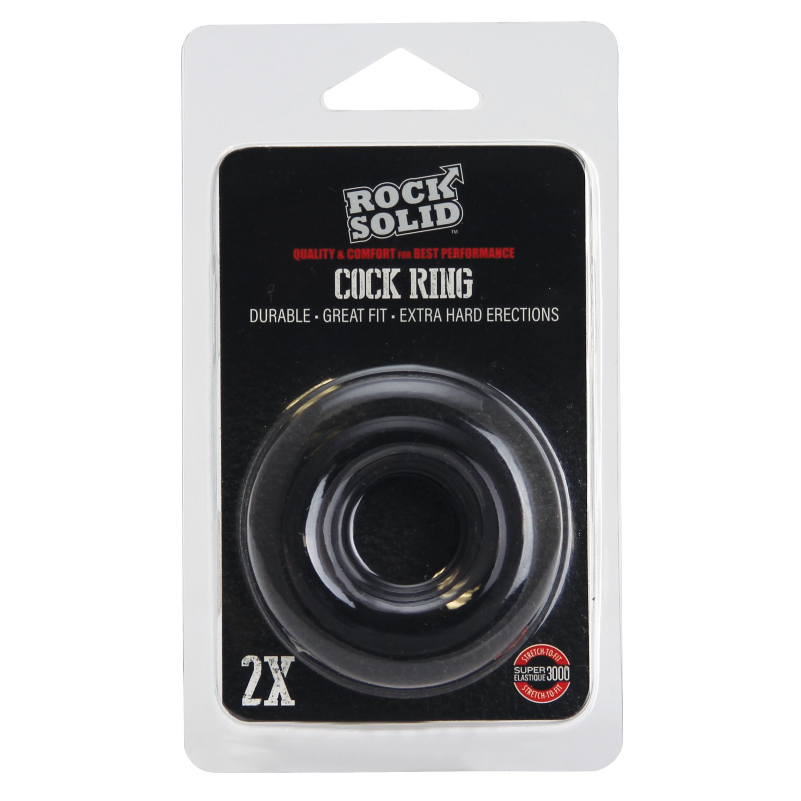 Anillo Donut Negro Rock Solid de 2" Anillo Donut Negro Rock Solid de 2"