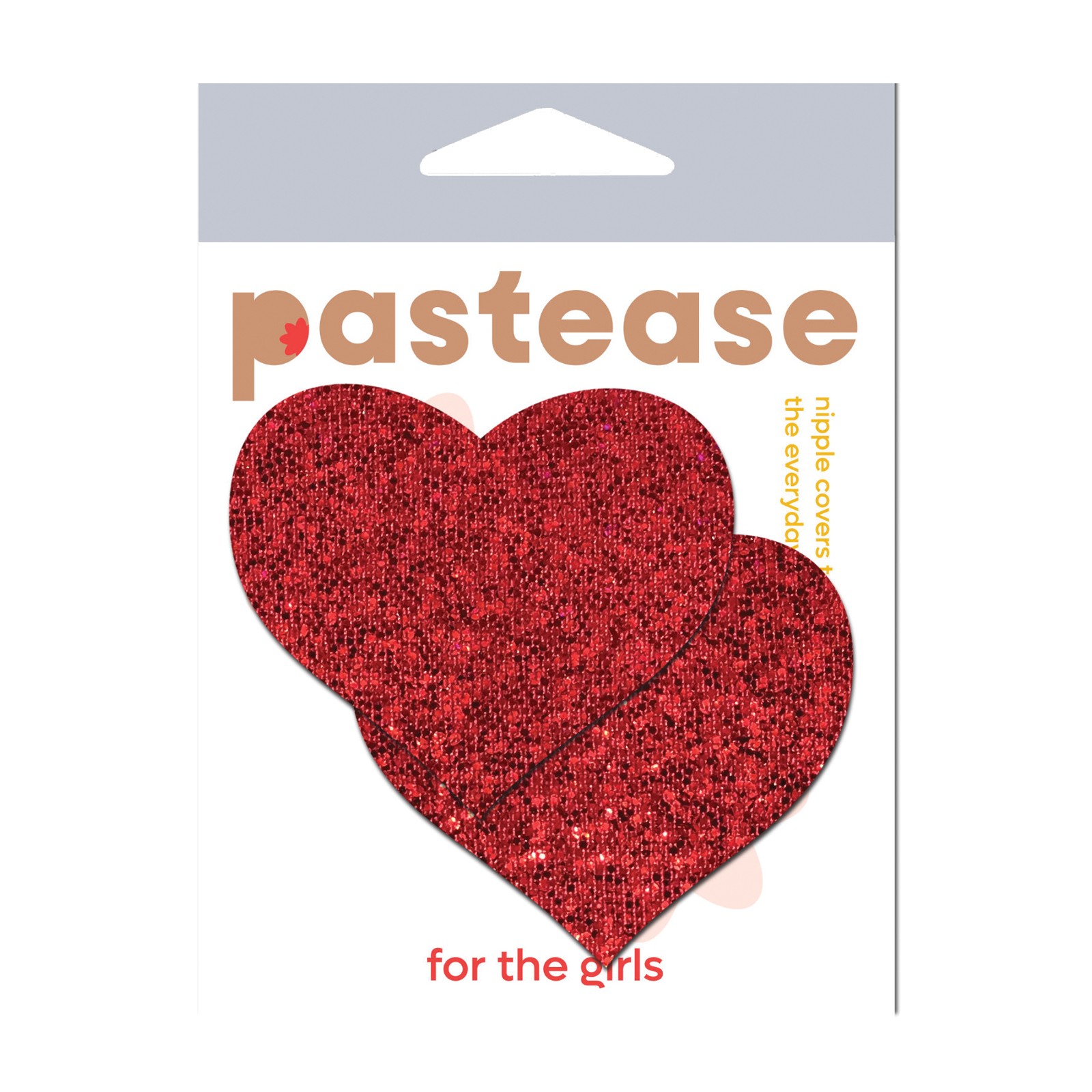 Cubiertas de Pezón Pastease Premium Corazón de Brillo Rojo Cubiertas de Pezón Pastease Premium Corazón de Brillo Rojo