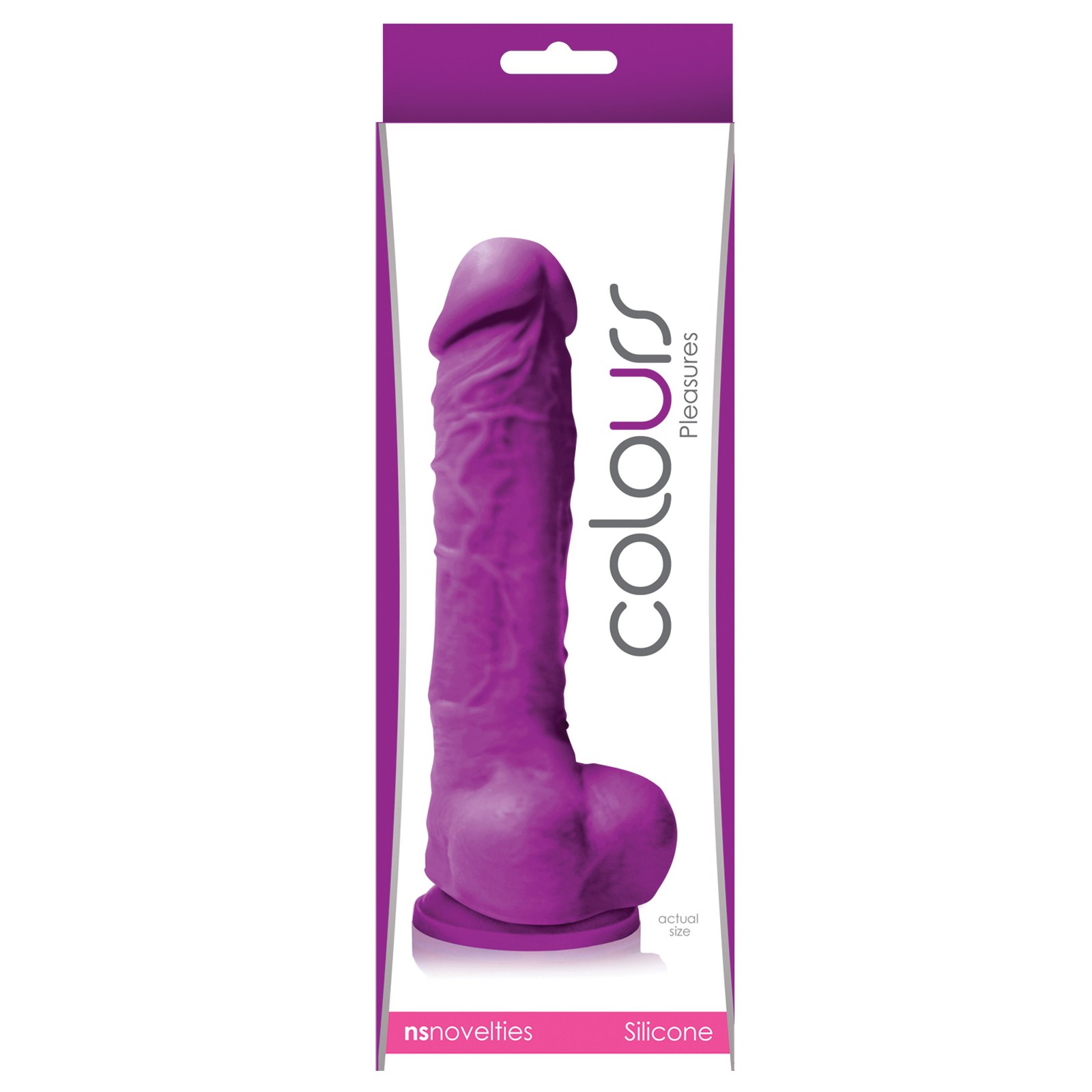 Dildo Purple de 5 Pulgadas con Ventosa Colours Pleasures Dildo Purple de 5 Pulgadas con Ventosa Colours Pleasures