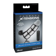 Fantasy X-tensions Deluxe Silicone Power Cage Negro