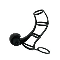 Fantasy X-tensions Deluxe Silicone Power Cage Negro
