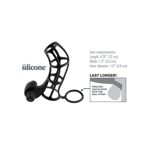 Fantasy X-tensions Deluxe Silicone Power Cage Negro