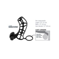 Fantasy X-tensions Deluxe Silicone Power Cage Negro