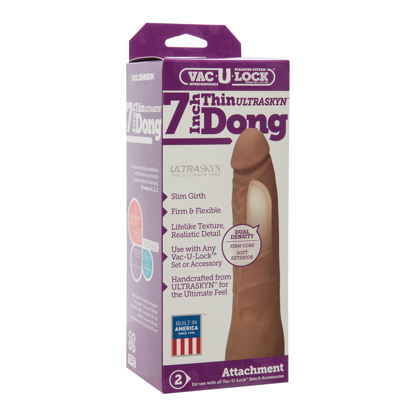Vac-U-Lock 7" Ultraskyn Dong Vac-U-Lock 7" Ultraskyn Dong
