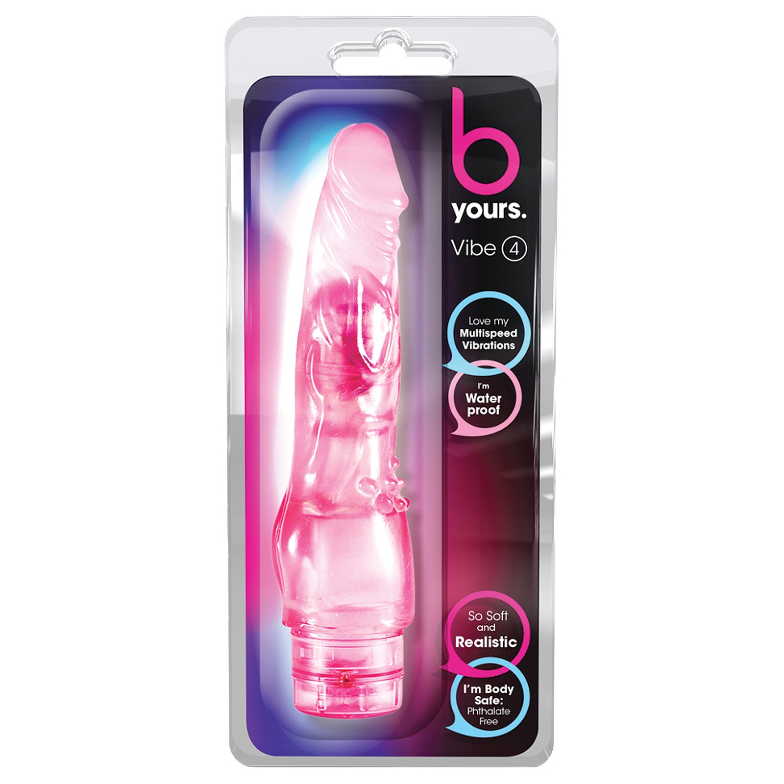 Blush B Yours Vibe #4 Vibrador Realista - Rosa Blush B Yours Vibe #4 Vibrador Realista - Rosa