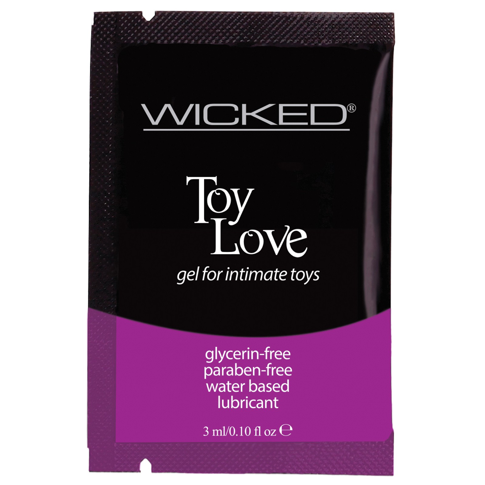 Lubricante a Base de Agua Wicked Sensual Care Toy Love 0.1 oz Lubricante a Base de Agua Wicked Sensual Care Toy Love 0.1 oz