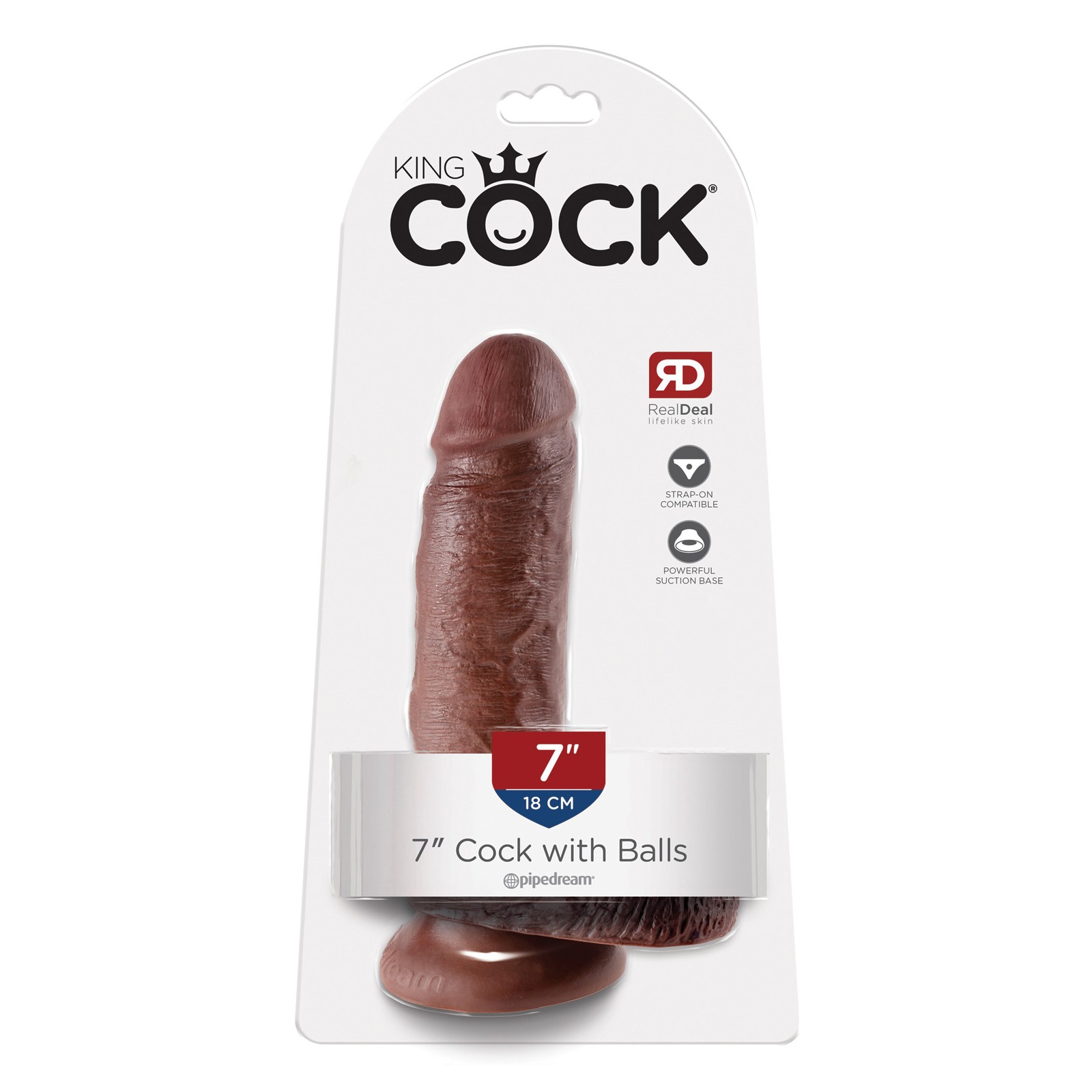 Dildo Realista King Cock de 7 Pulgadas Dildo Realista King Cock de 7 Pulgadas