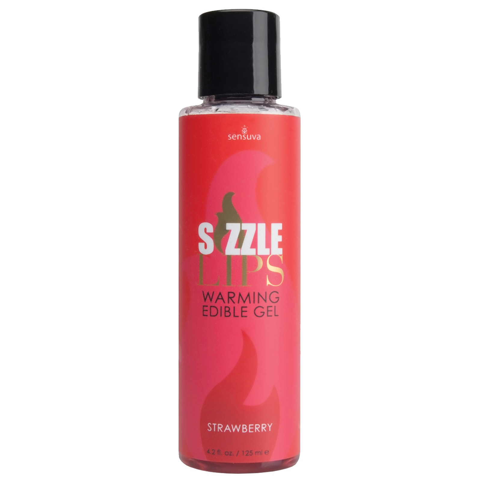 Gel Calentador Sizzle Lips - Botella de 4.2 oz Fresa Gel Calentador Sizzle Lips - Botella de 4.2 oz Fresa