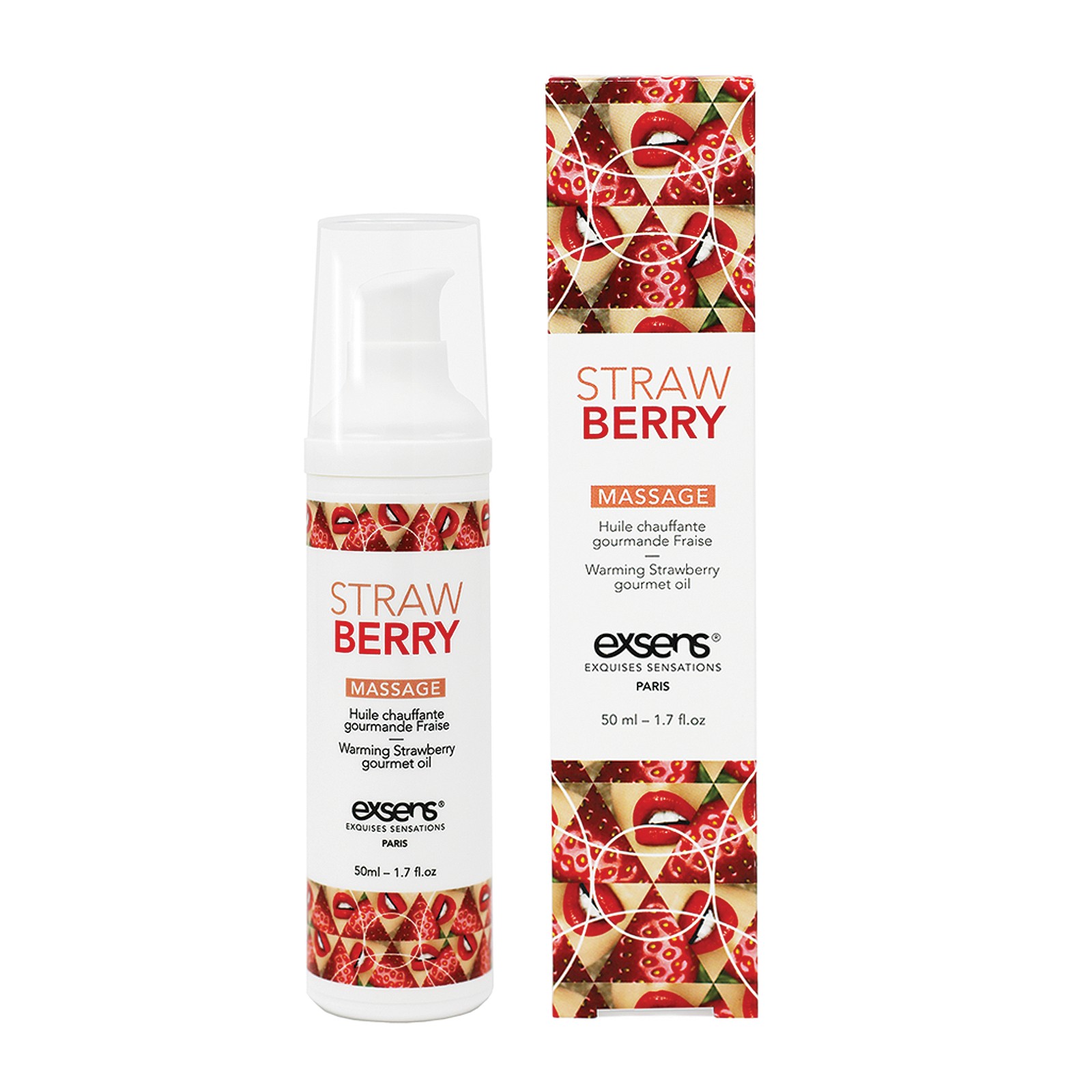 EXSENS of Paris Warming Massage Oil Strawberry EXSENS of Paris Warming Massage Oil Strawberry