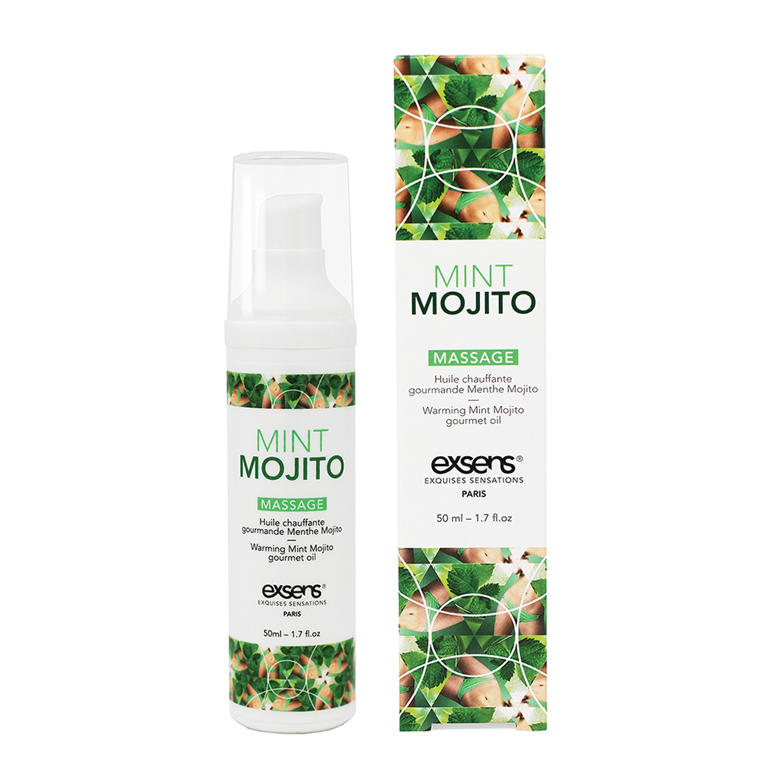 Aceite de Masaje Calentador EXSENS Mojito de Menta Aceite de Masaje Calentador EXSENS Mojito de Menta