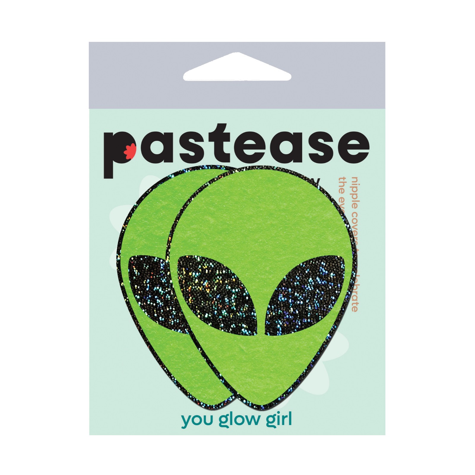 Pastease Premium Glitter Alien Green O/S Pastease Premium Glitter Alien Green O/S