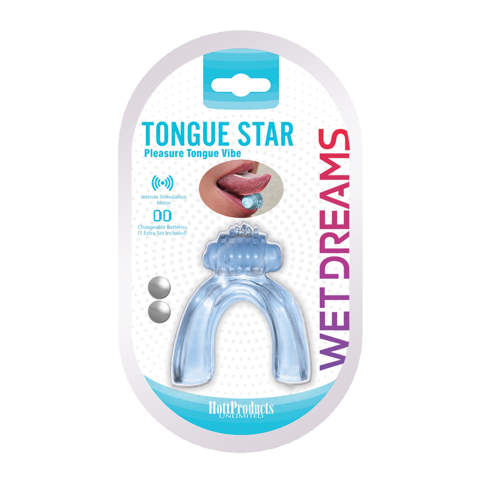 Vibrador Lengua Estrella Wet Dreams - Azul Vibrador Lengua Estrella Wet Dreams - Azul