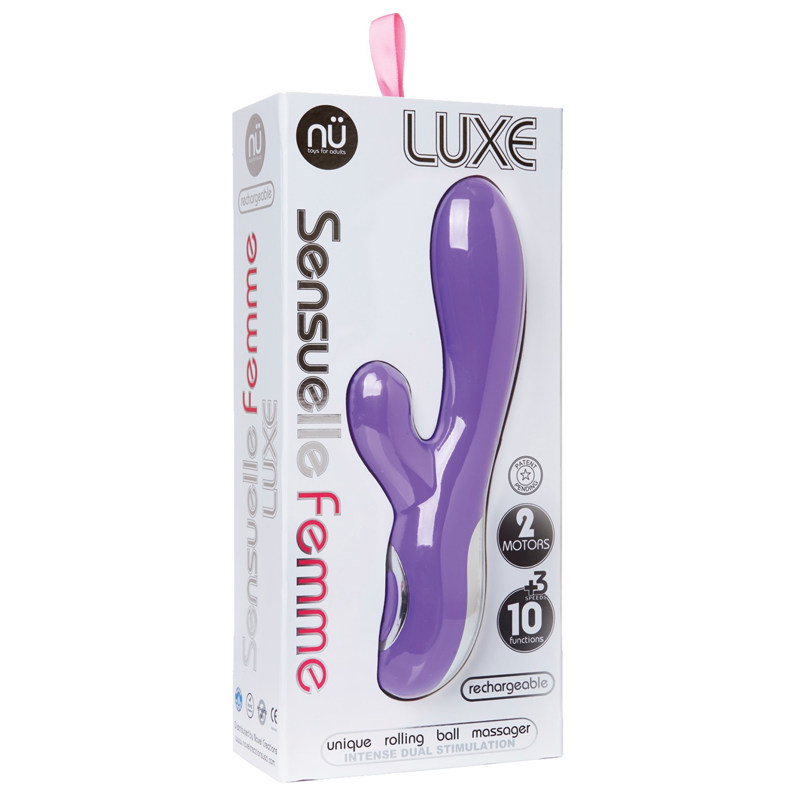 Nu Sensuelle Femme Luxe Rabbit Massager Purple Nu Sensuelle Femme Luxe Rabbit Massager Purple