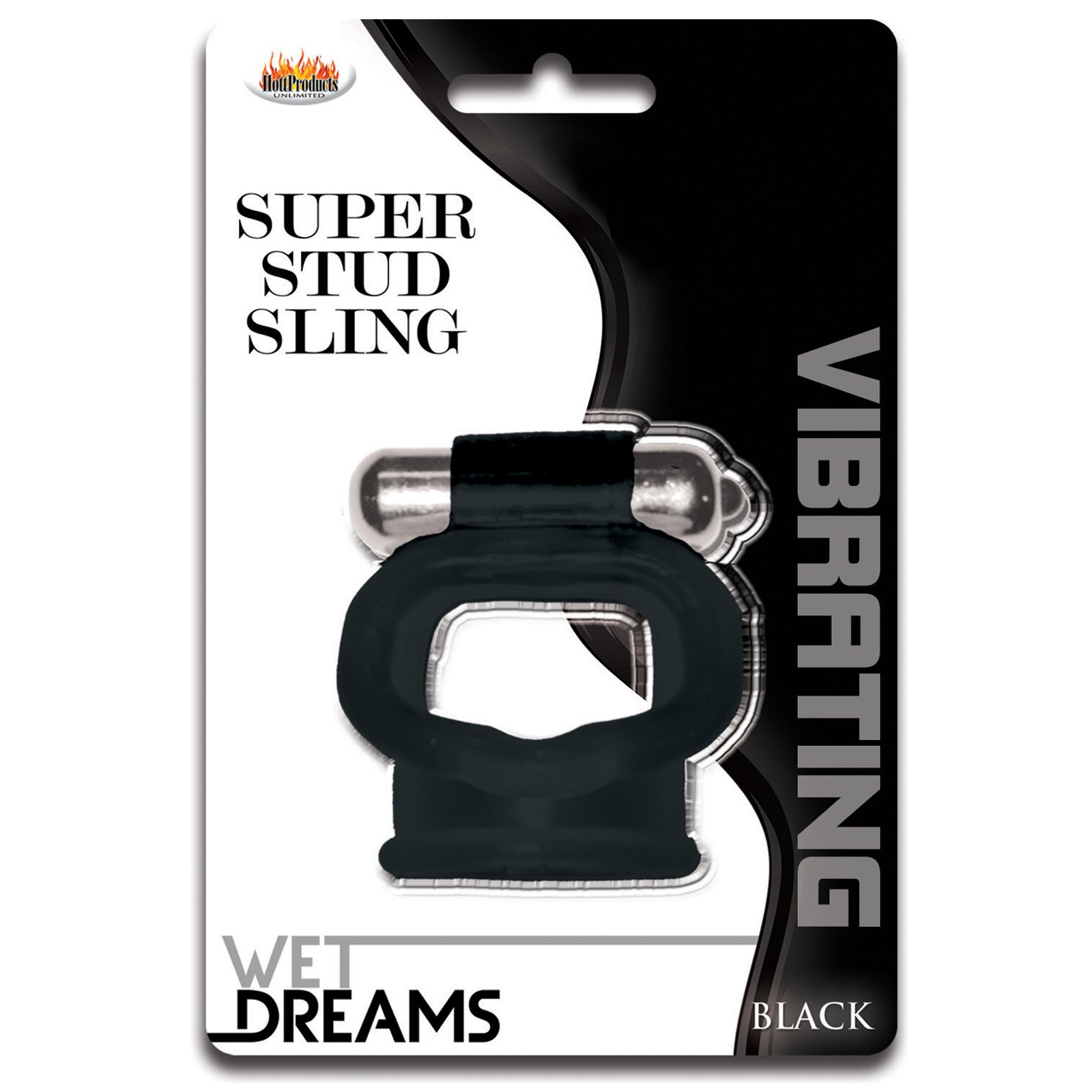 Wet Dreams Super Stud Sling in Black - Ultimate Pleasure Wet Dreams Super Stud Sling in Black - Ultimate Pleasure