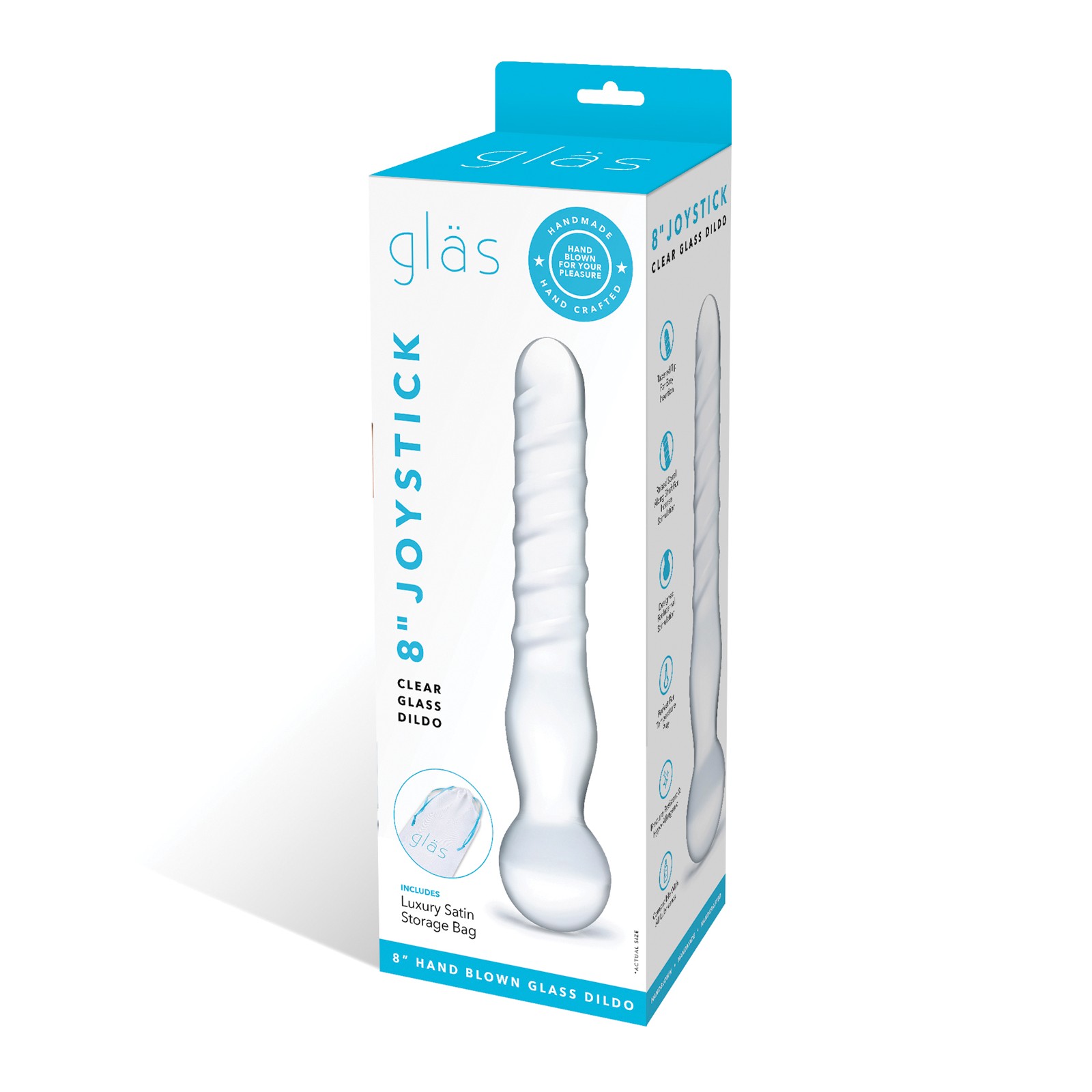 Dildo de Vidrio Joystick Dildo de Vidrio Joystick