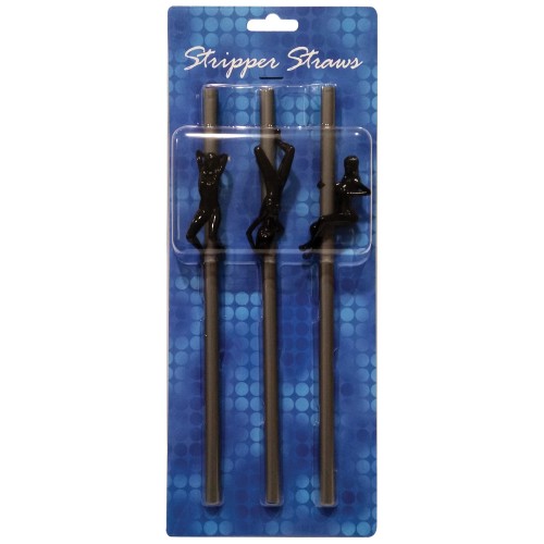 Stripper Straws - Female Pack of 3 | Fun Party Accessory
