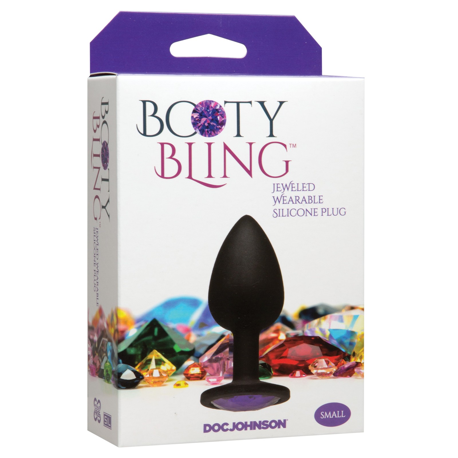 Booty Bling - Small Purple Anal Plug Booty Bling - Small Purple Anal Plug