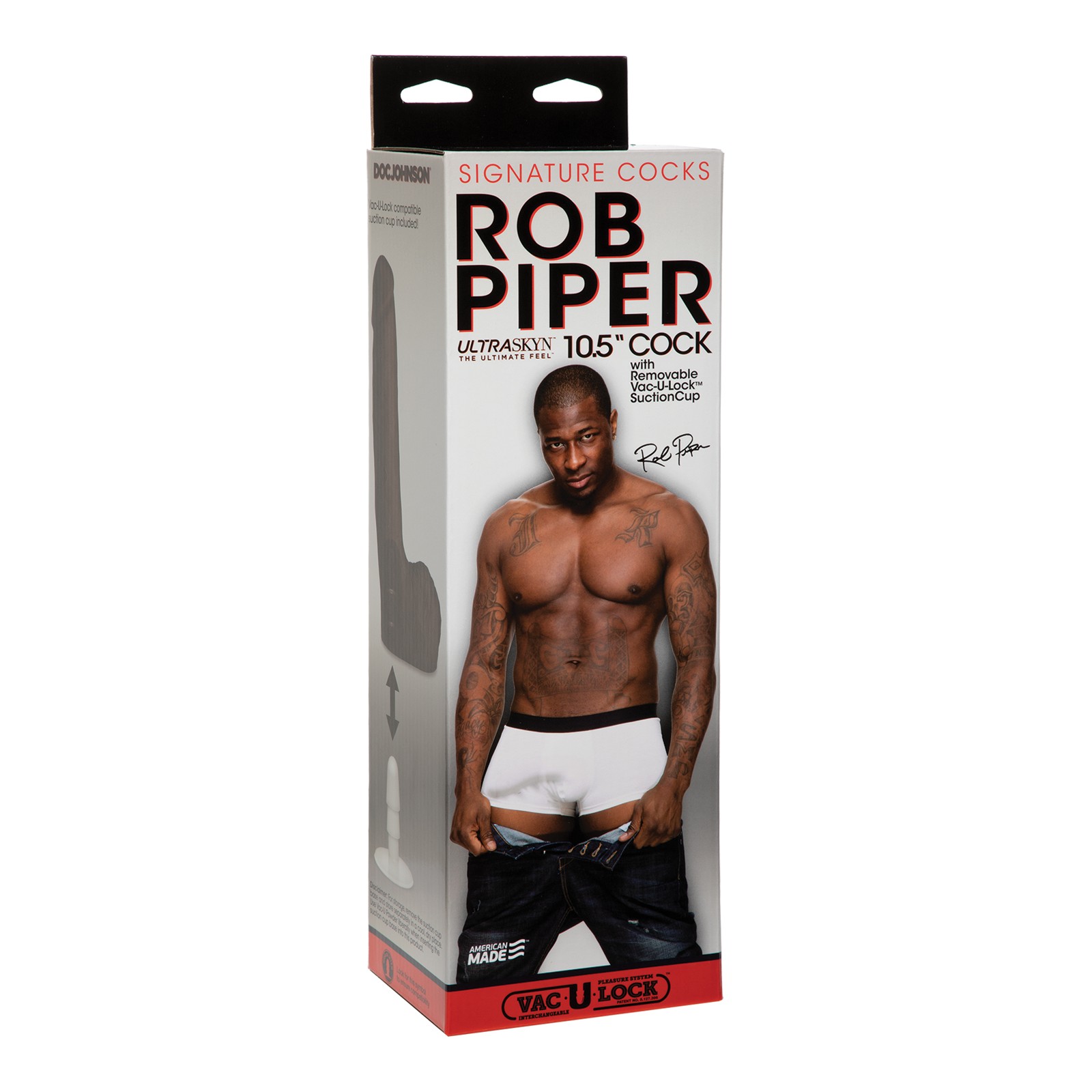 Pene Rob Piper Chocolate con Ventosa Pene Rob Piper Chocolate con Ventosa