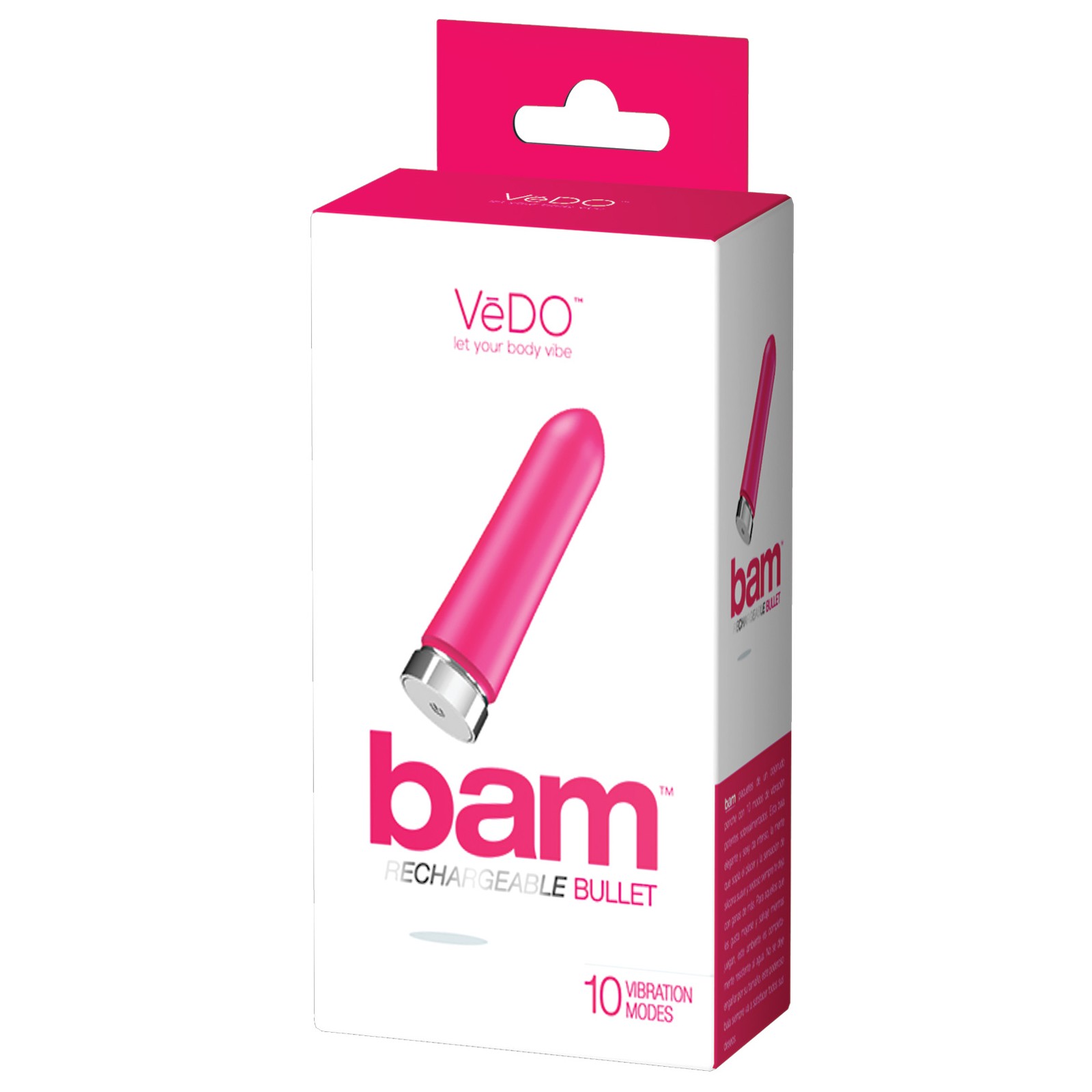 VeDO Bam Rechargeable Bullet Foxy Pink VeDO Bam Rechargeable Bullet Foxy Pink