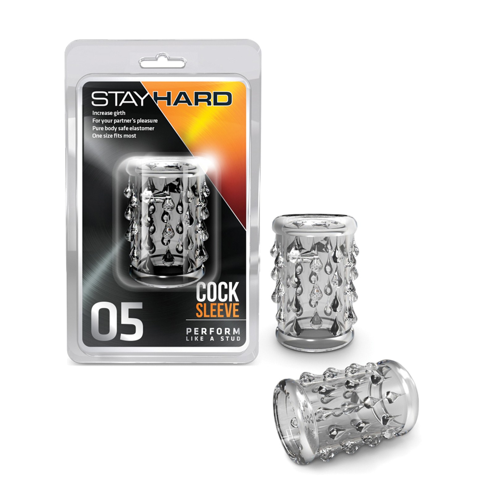 Blush Stay Hard Cock Sleeve for Enhanced Pleasure Blush Stay Hard Cock Sleeve for Enhanced Pleasure
