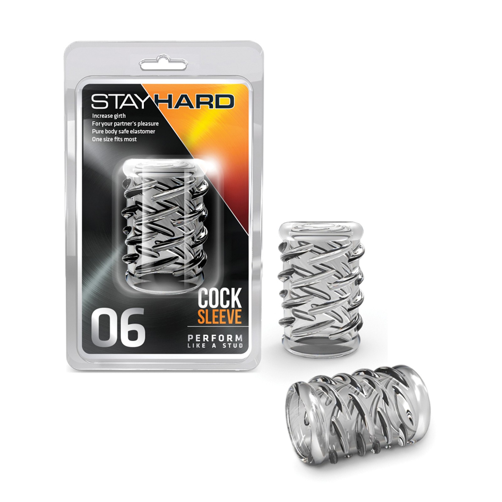 Manguito para Pene Blush Stay Hard 06 Claro Manguito para Pene Blush Stay Hard 06 Claro