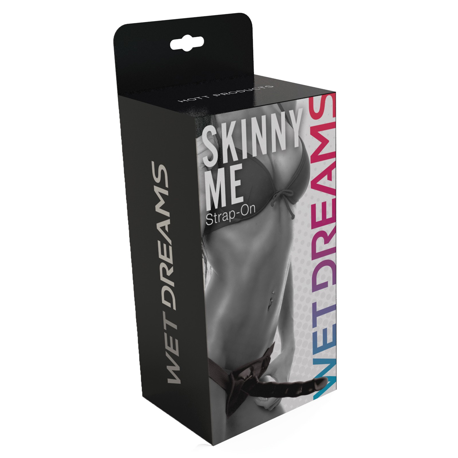 Wet Dreams Skinny Me Strap On 7 pulgadas Negro - Perfecto para la Aventura Wet Dreams Skinny Me Strap On 7 pulgadas Negro - Perfecto para la Aventura